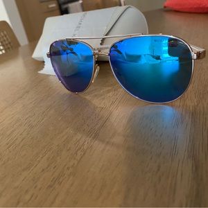 Michael Kors Blue Aviator Sunglasses